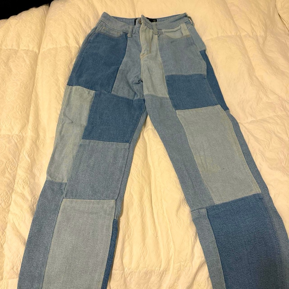 Patched Hollister Jeans.